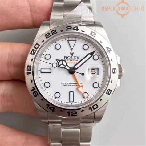 rolex explorer ii white replica|rolex explorer 2 alternative.